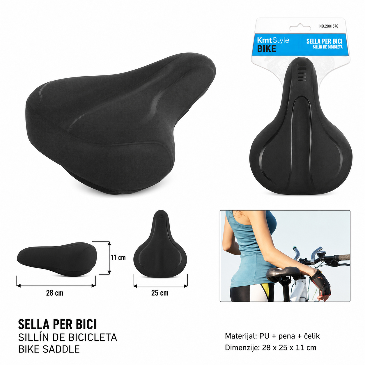 KMT Sedište za bicikl 2001576-A