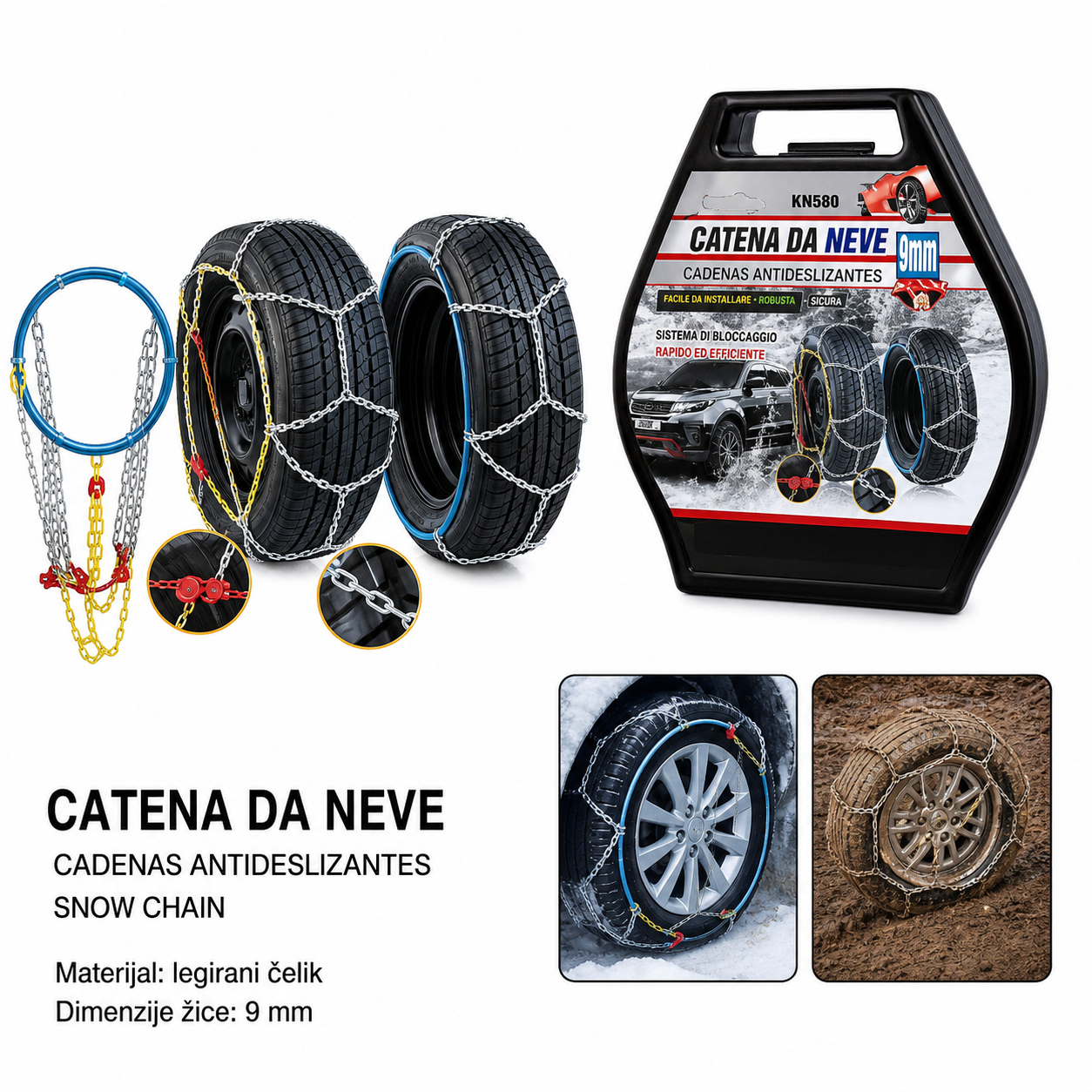 KMT Auto lanac protiv proklizavanja 2002564