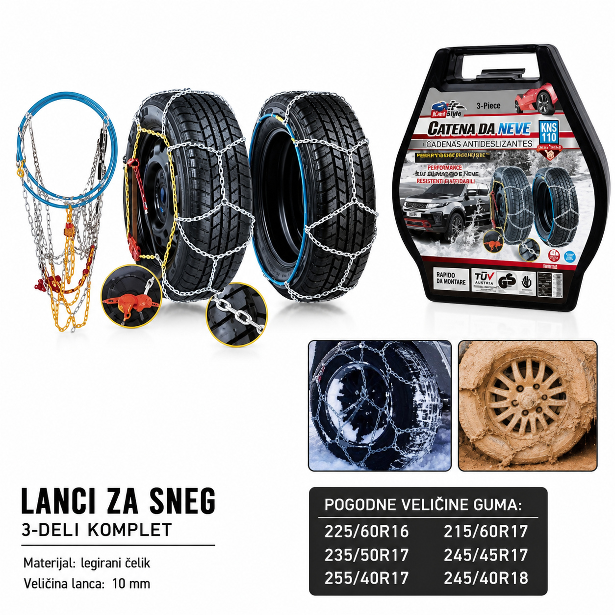 KMT Auto lanac protiv proklizavanja 2002567