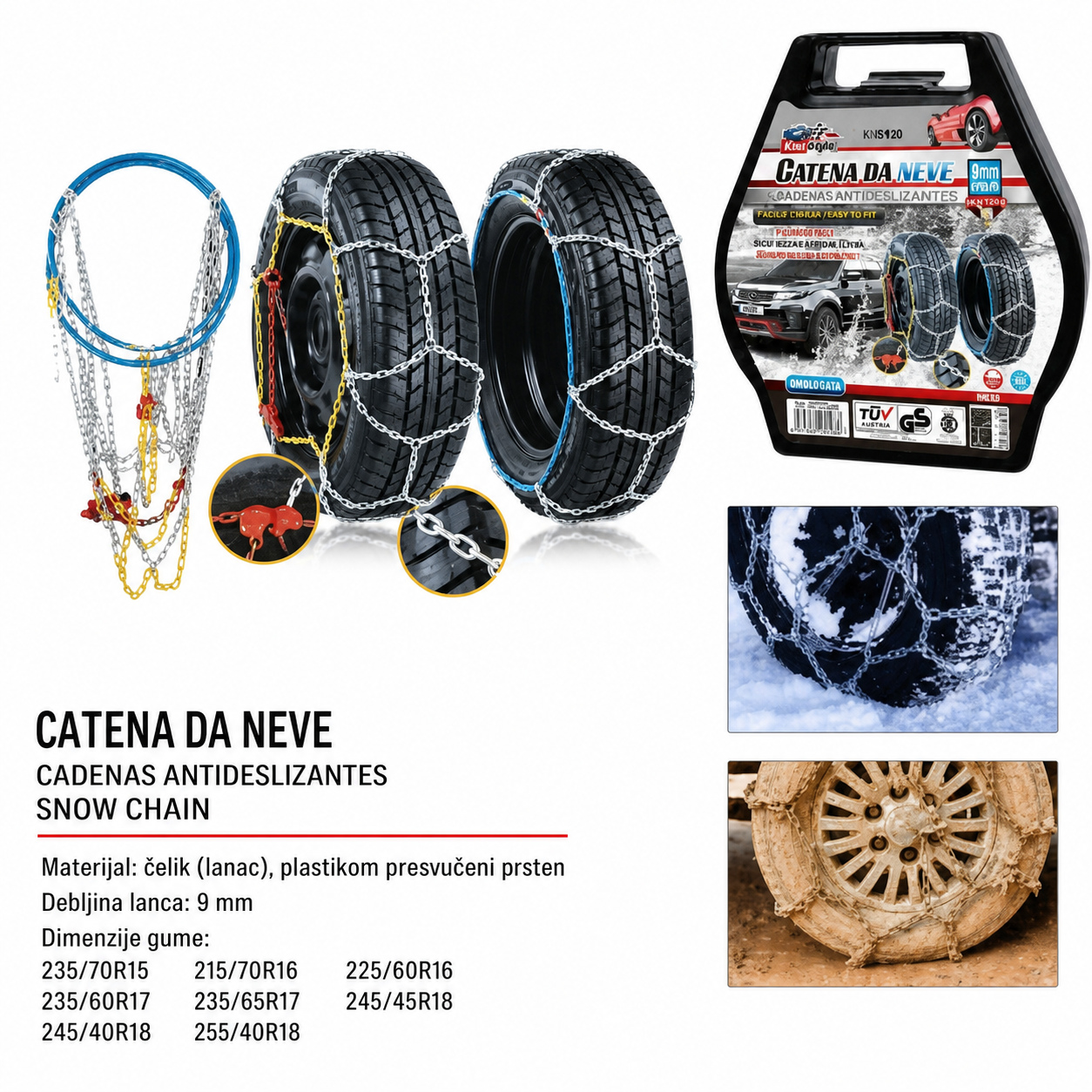 KMT Auto lanac protiv proklizavanja 2002568
