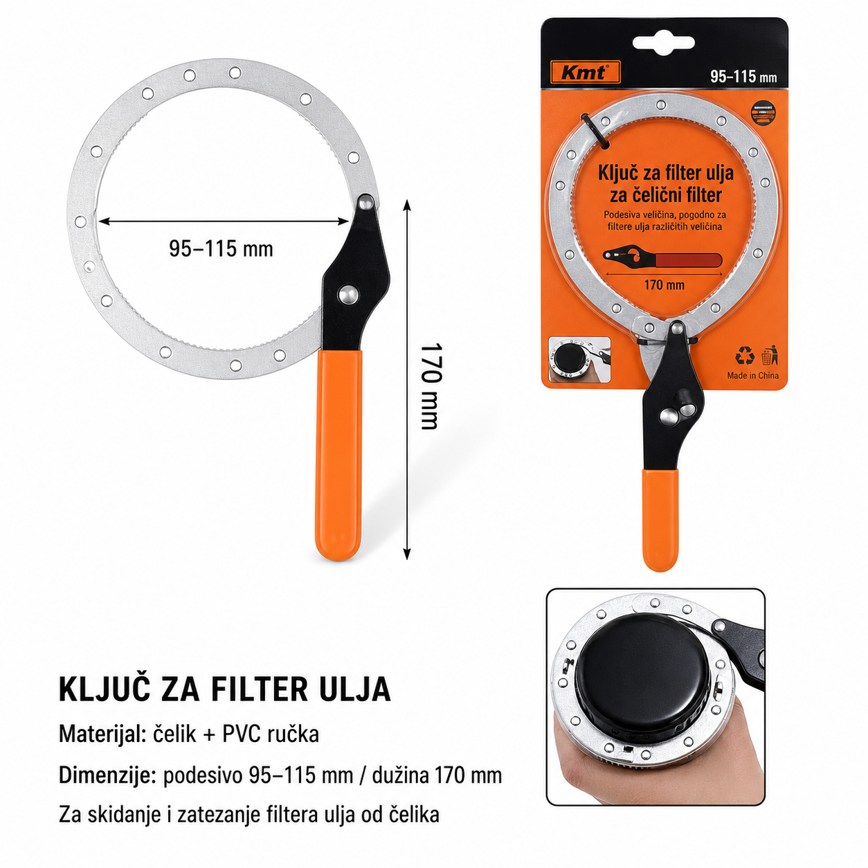 KMT Veliki ključ za filter 2385789
