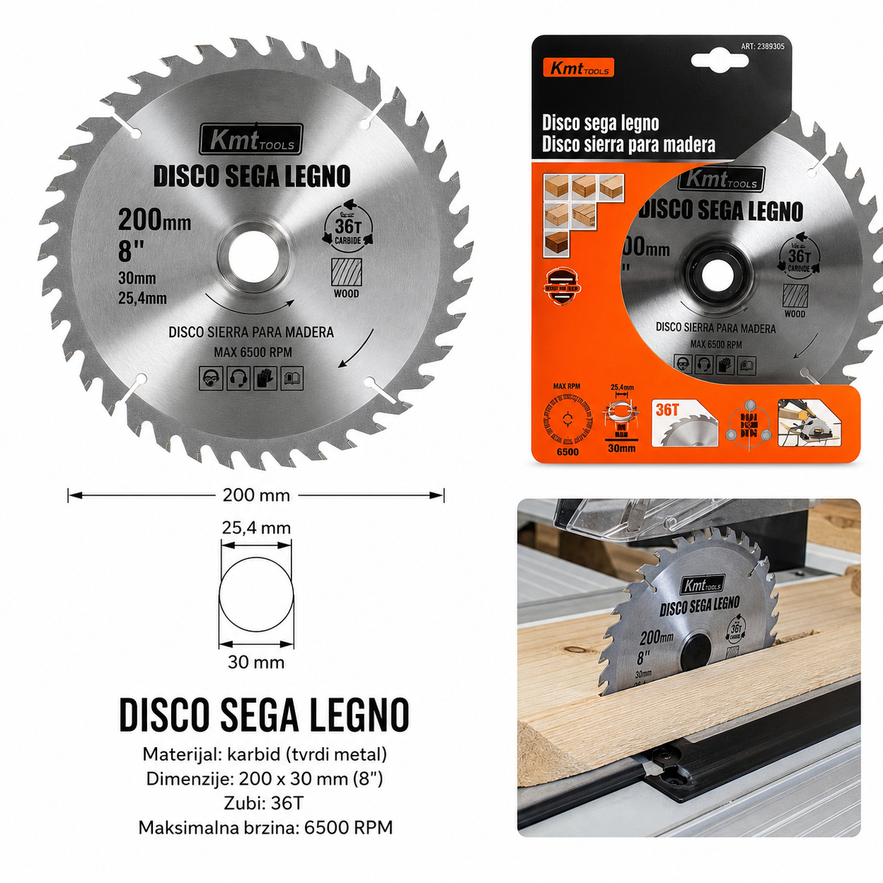 KMT Drvena testera 2389305
