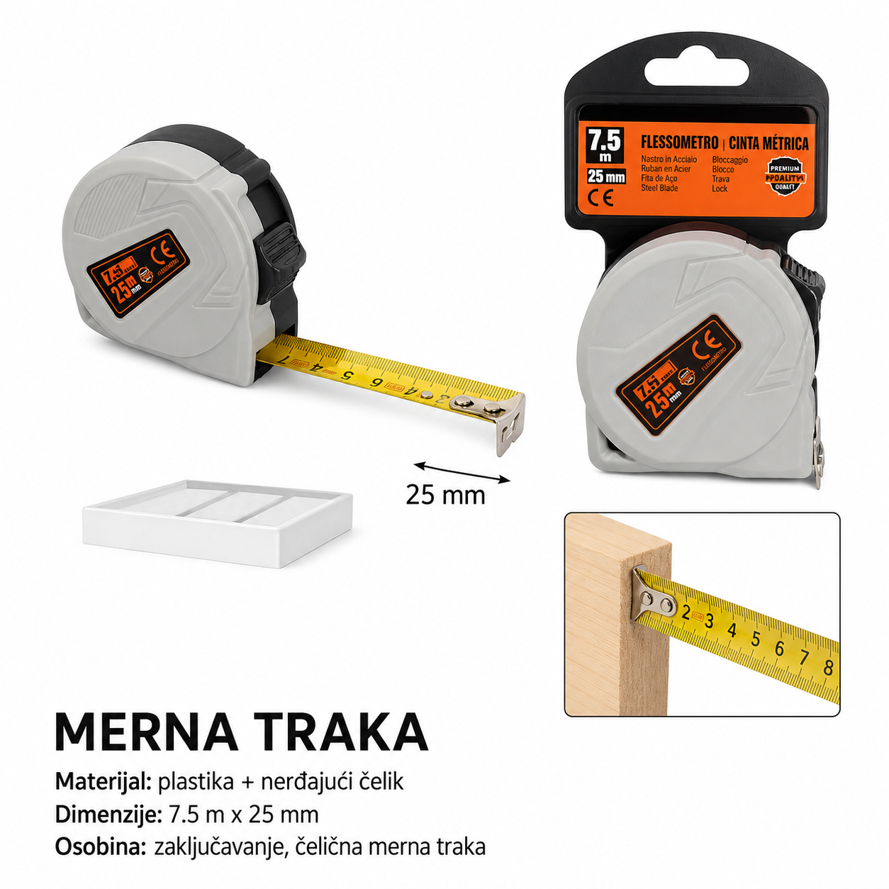 KMT Merna traka 90 sa magnetom 2389325
