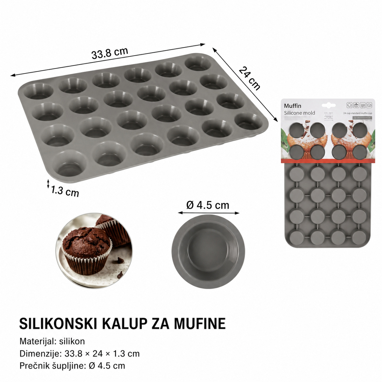KMT silikonski kalup za tortu 2416128