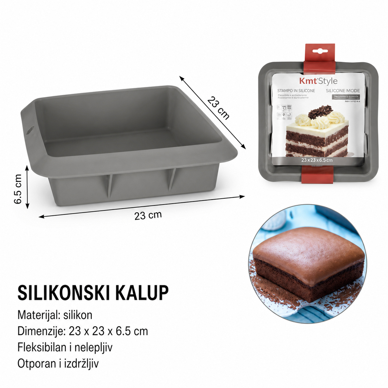 KMT silikonski kalup za tortu 2416148