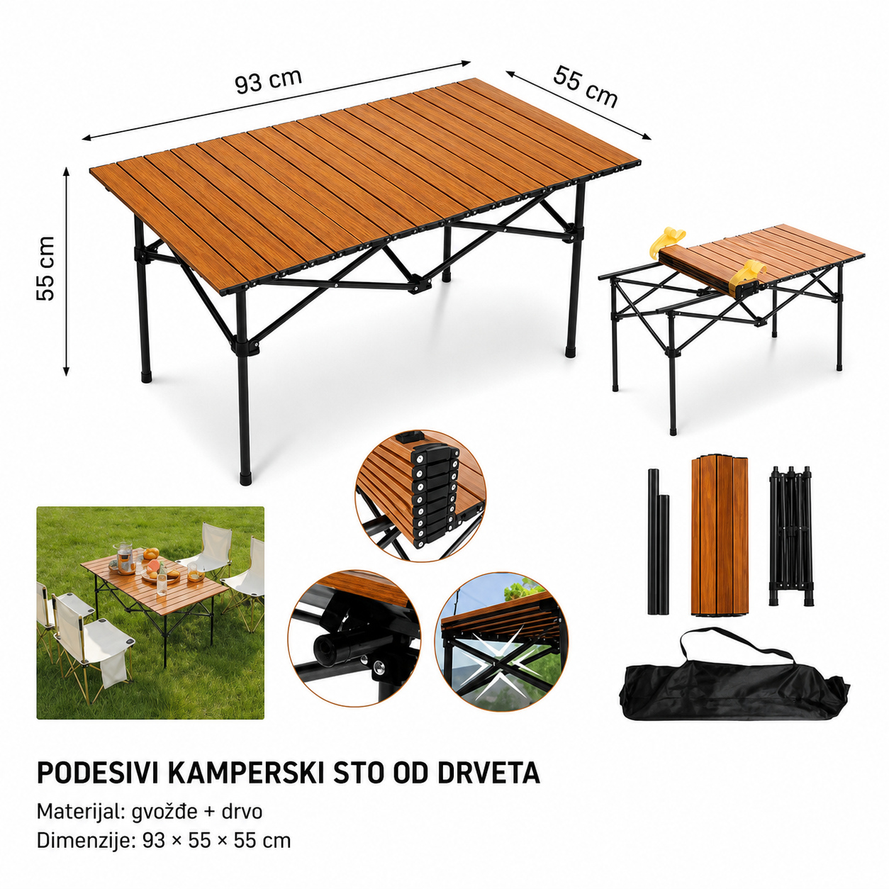 KMT Spoljašnji sto za rolanje jaja u obliku drveta 2904001