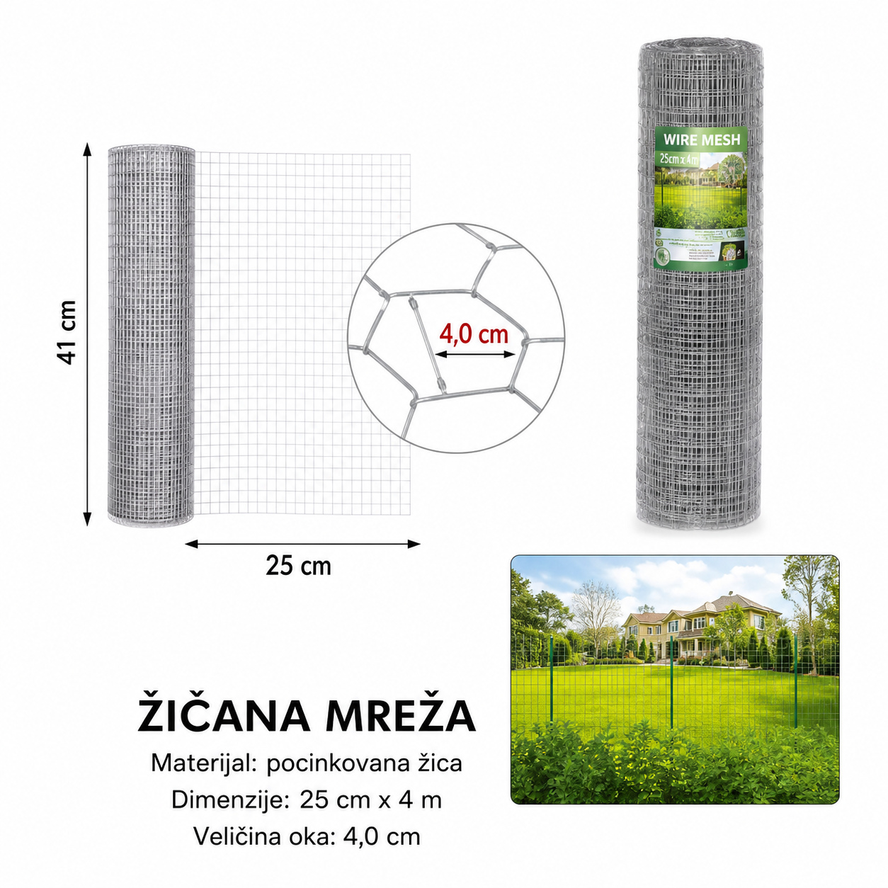 KMT Galvanska šestougaona mreža 2912642