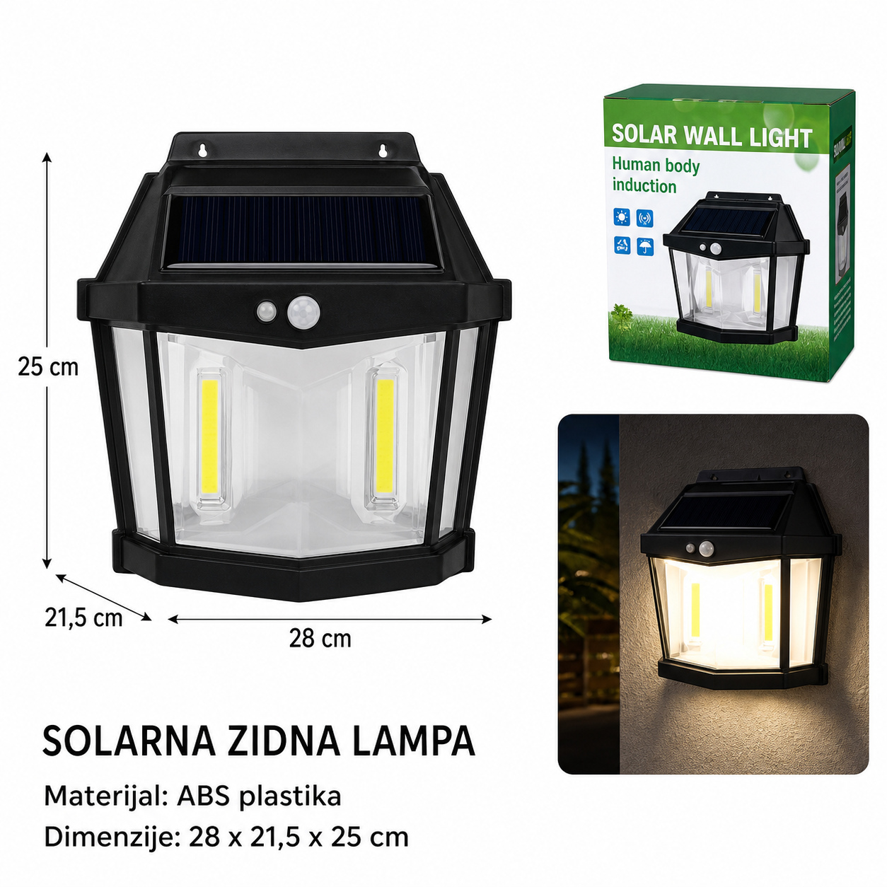 KMT Solarna imitacija vlakna – dvoglava 296484