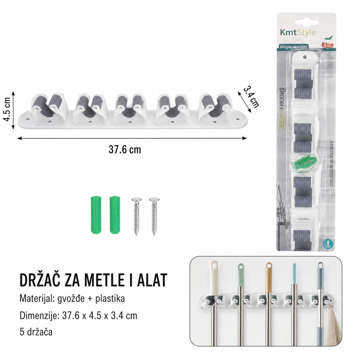 KMT 5 kuka za brisanje krpe 3280470