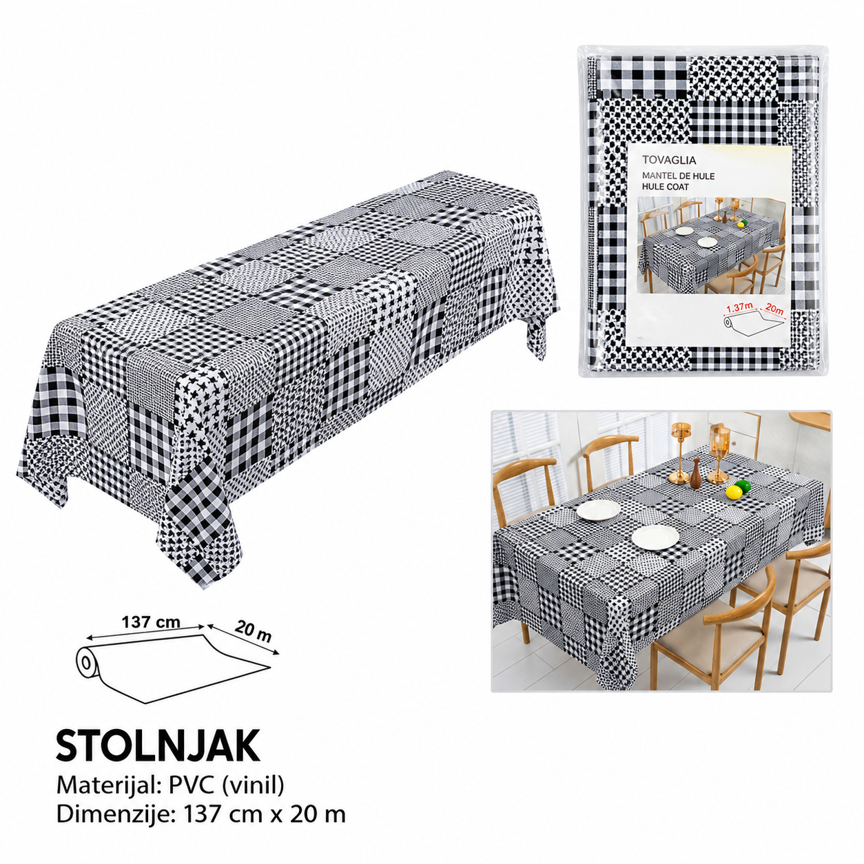 KMT Prediva platneni stolnjak 3280721