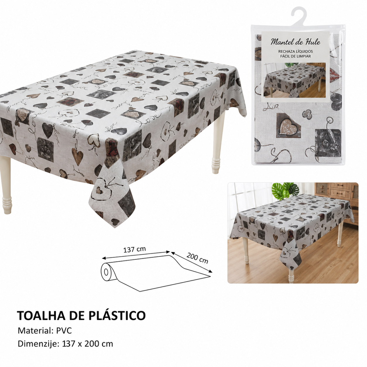 KMT Prediva platneni stolnjak 3280731