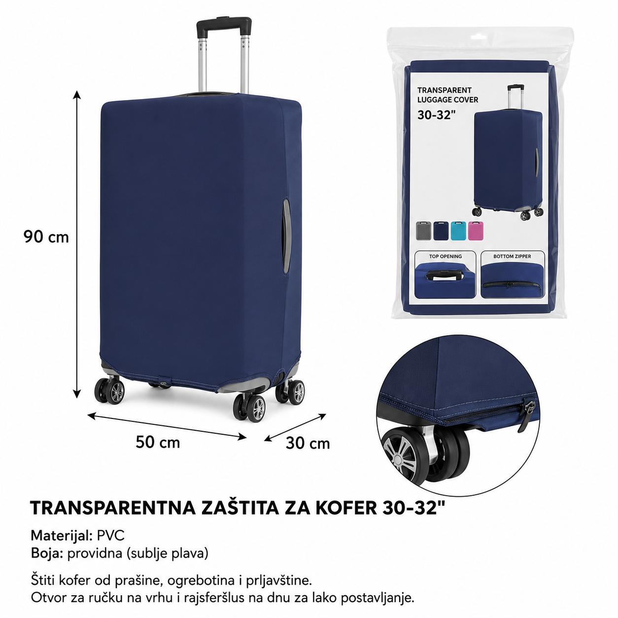 KMT Jednobojna za prtljag kutija za udobni blaga kompresija kutija tip za plažu dimenzije 3032 502649