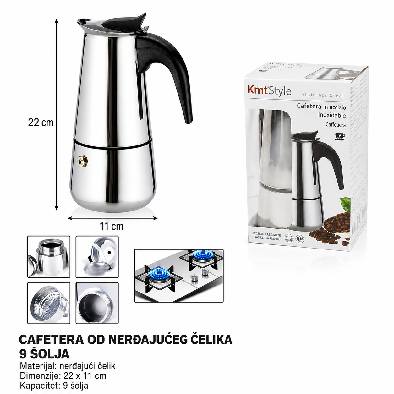 KMT Aparat za moka kafu bokal za kafu od 5406637