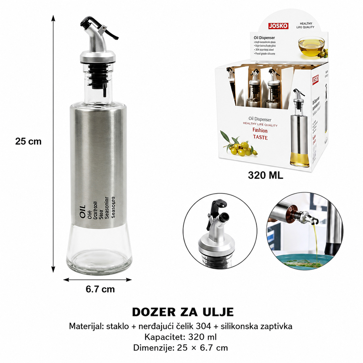 KMT Srednja kožna staklena 5412055