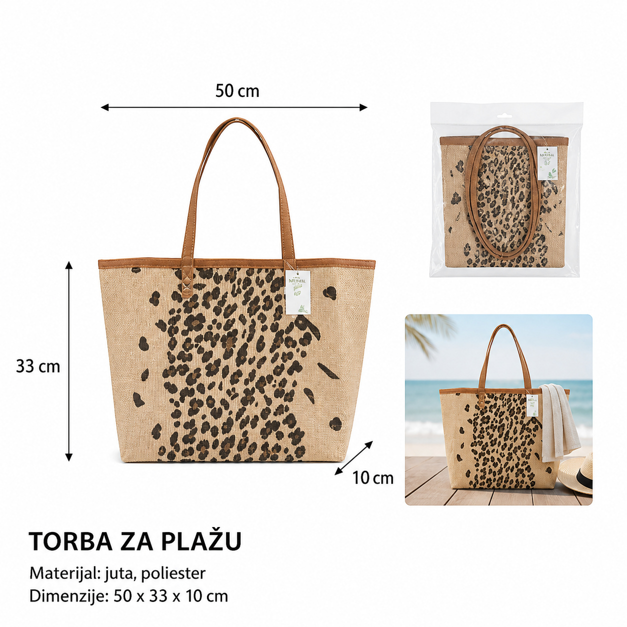 KMT Pleteni torba za plažu 602298