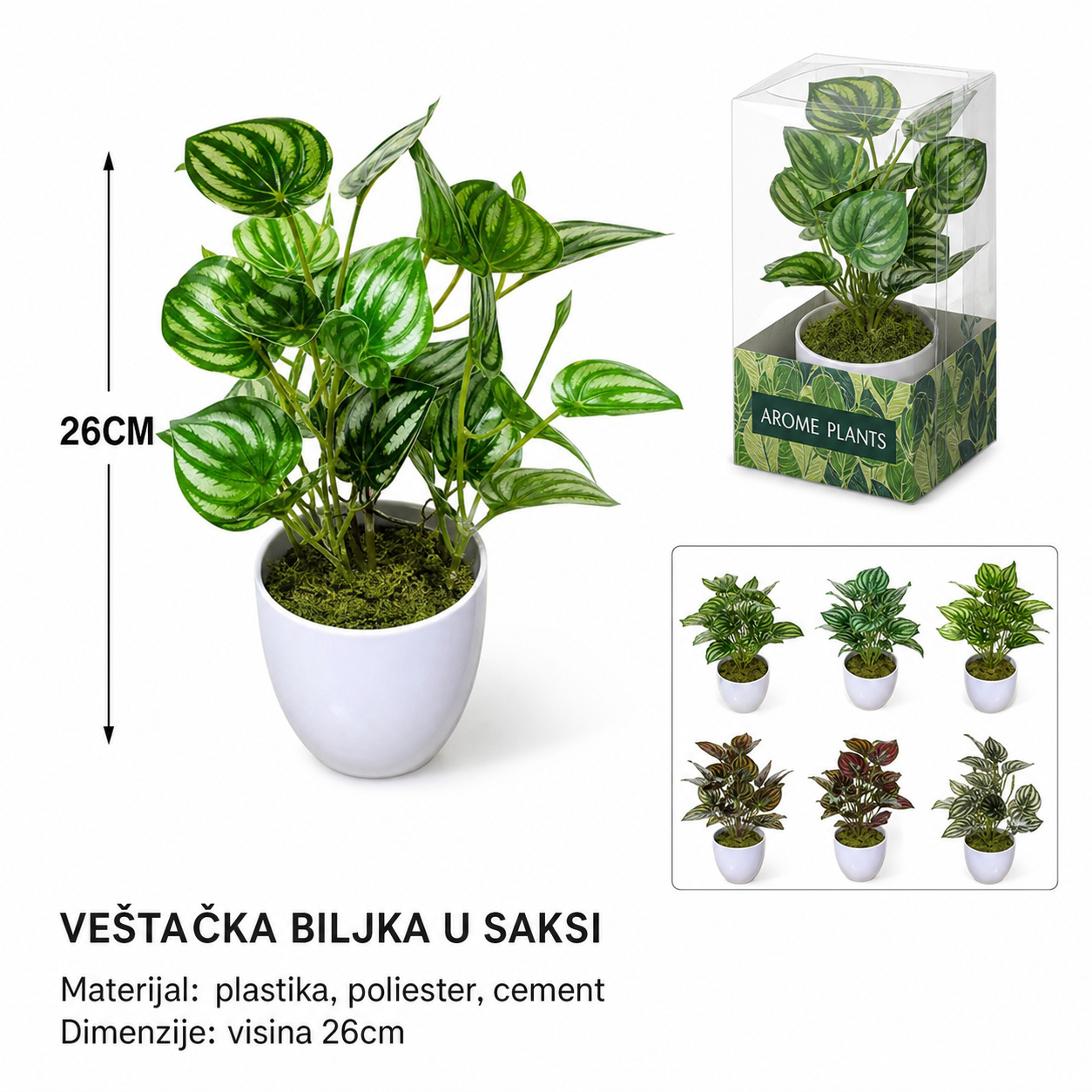 KMT Zavesa sa veštačkim lišćem posuda 702380