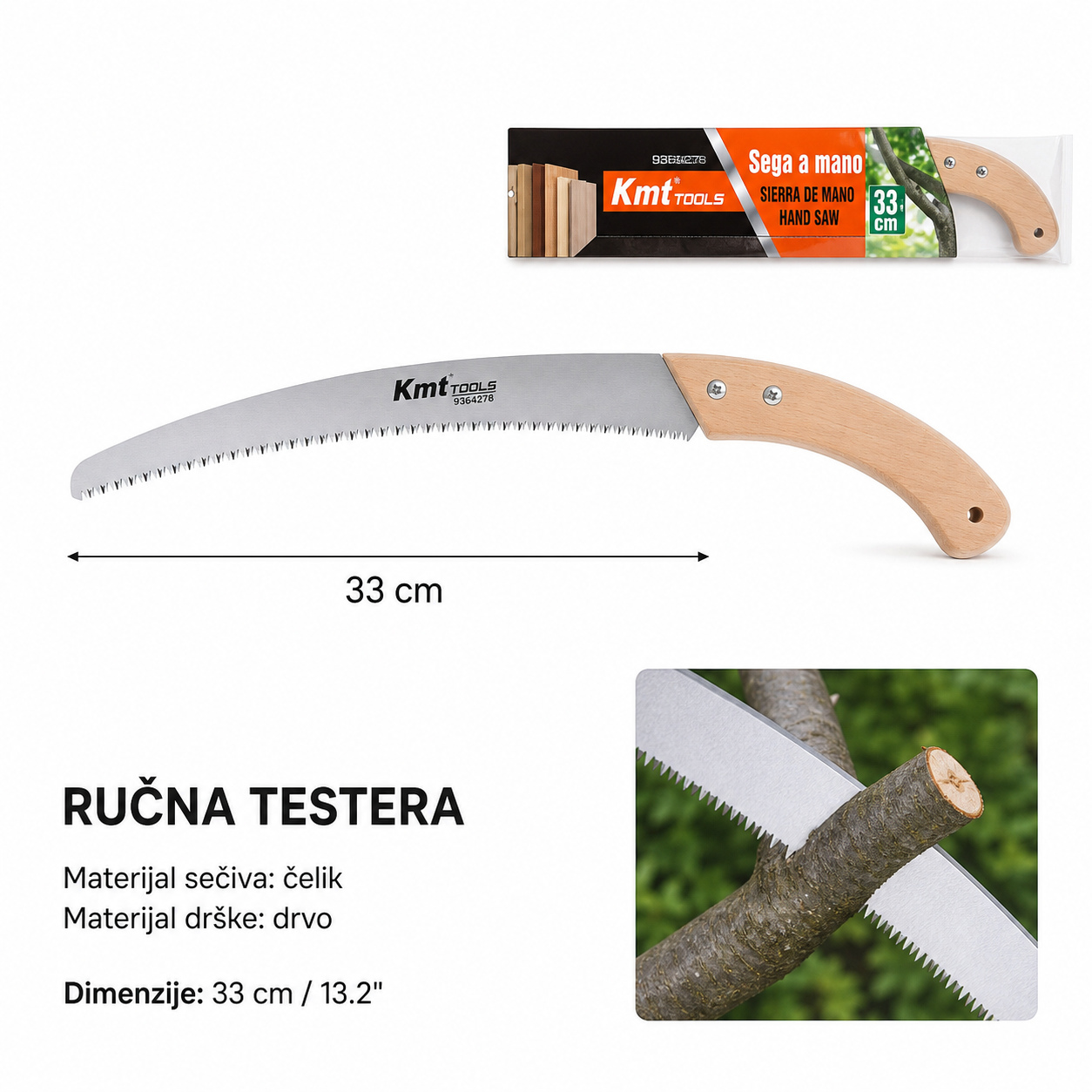 KMT Drvena drška za testera 9364278