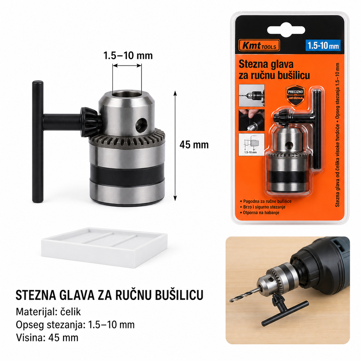 KMT Stezna glava za burgiju 9364707
