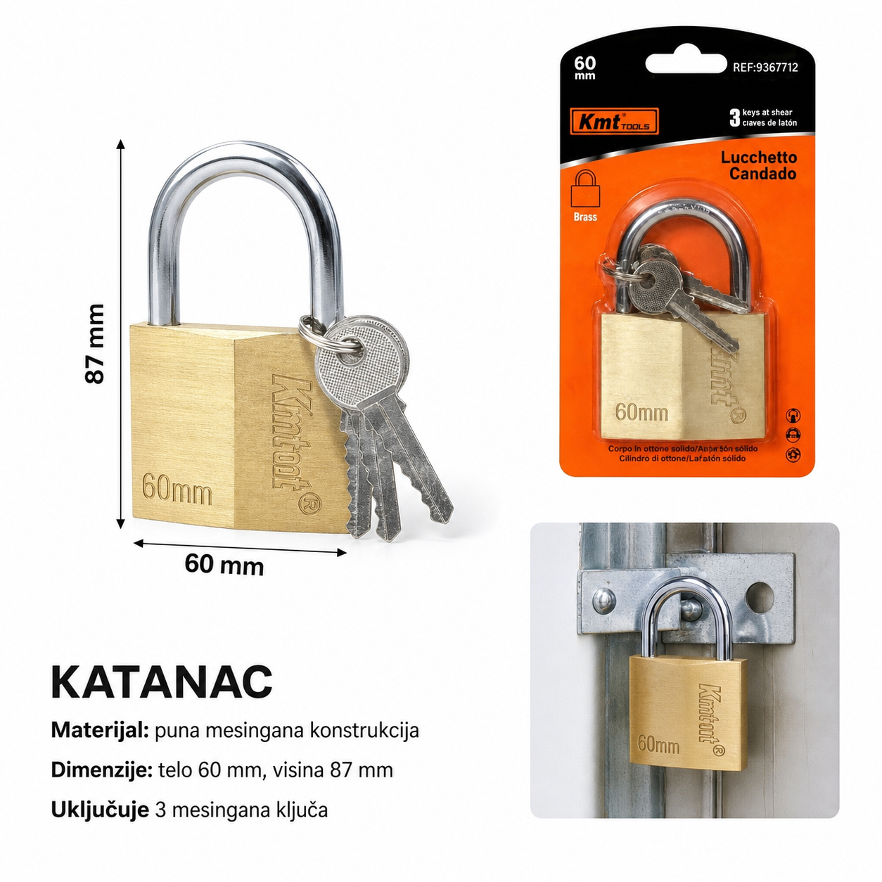 KMT Zadebljani tip brava 9367712
