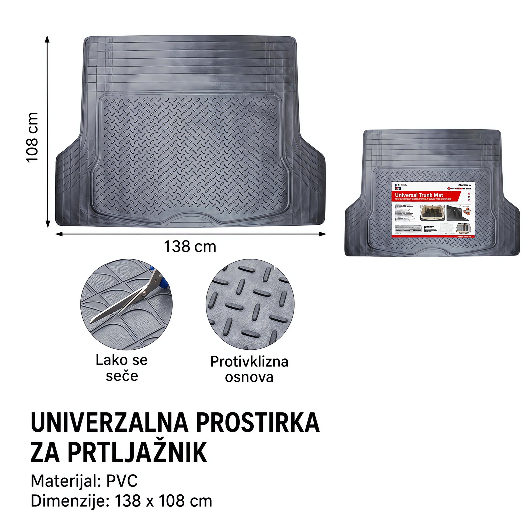 KMT otirač za prtljažnik 2000116