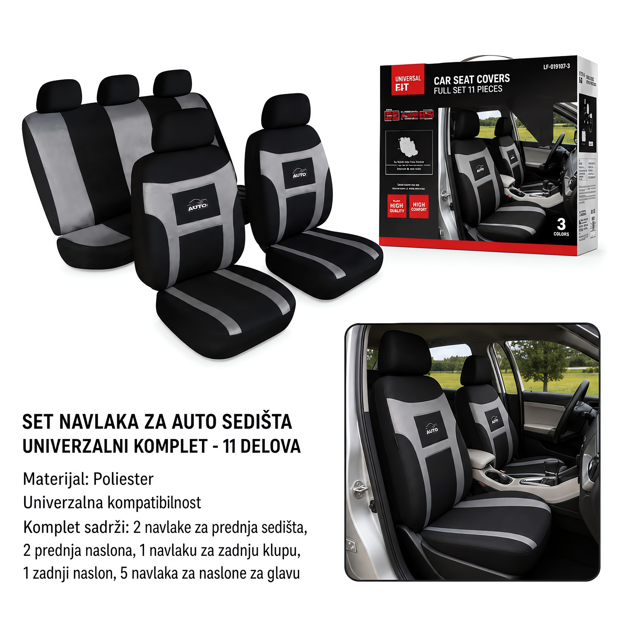 KMT Navlaka za auto sedišta-sportski model 2000162