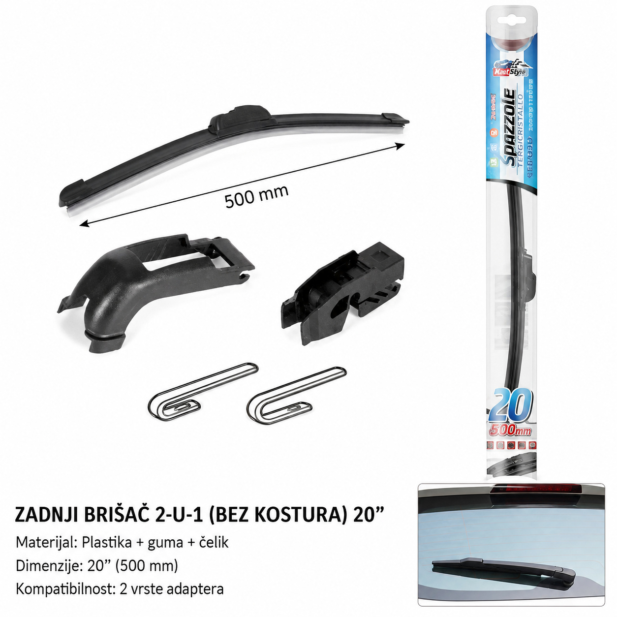 KMT 2 kopča bez kostiju brisača 2000601