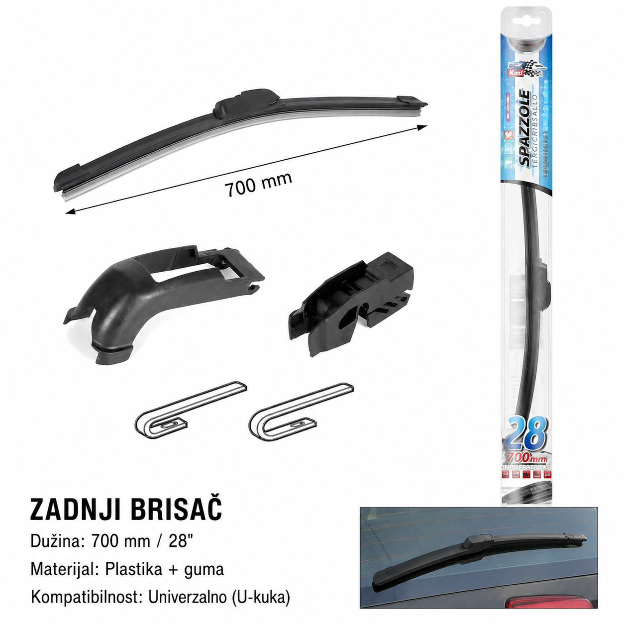 KMT Brisač bez kostiju sa dva zatvarača 2000609