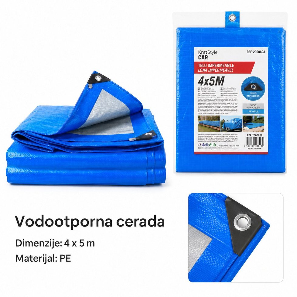 KMT Zadebljana dvobojna cerada/navlaka za automobil 2000828-A