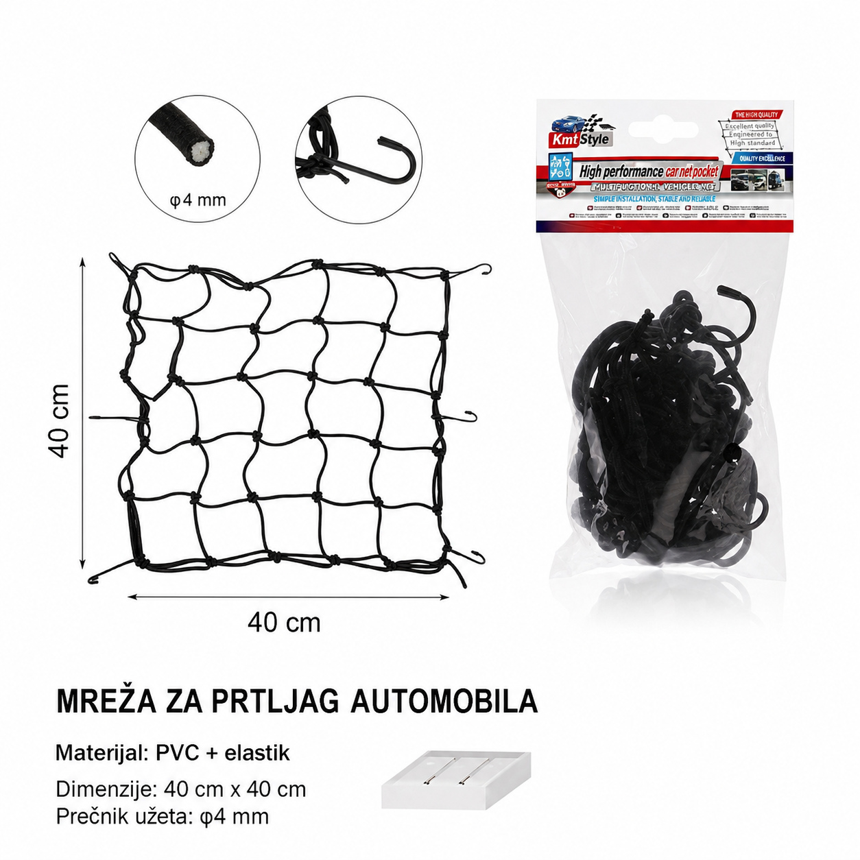 KMT Mreža za prtljag automobila 2000885