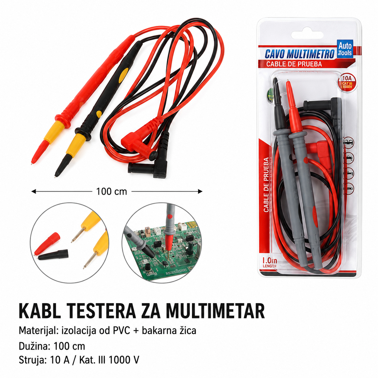 KMT Test žice za multimetar 2000995