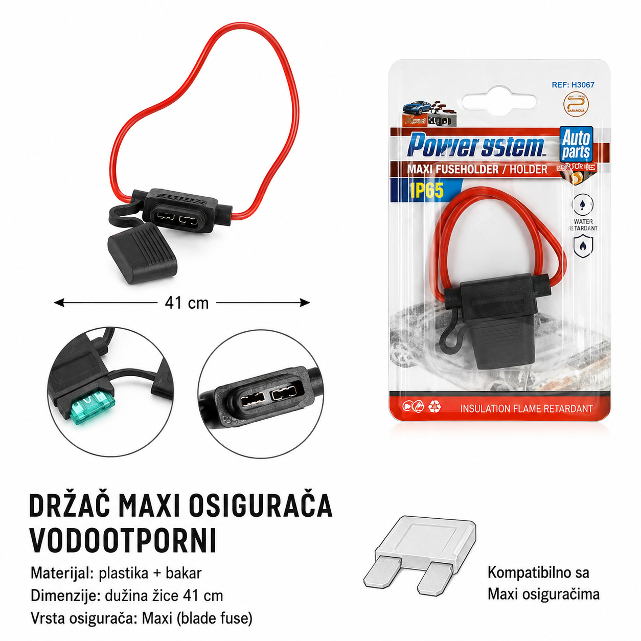 KMT Vodootporno kućište/osigurač sa utičnicom, srednje 2001009