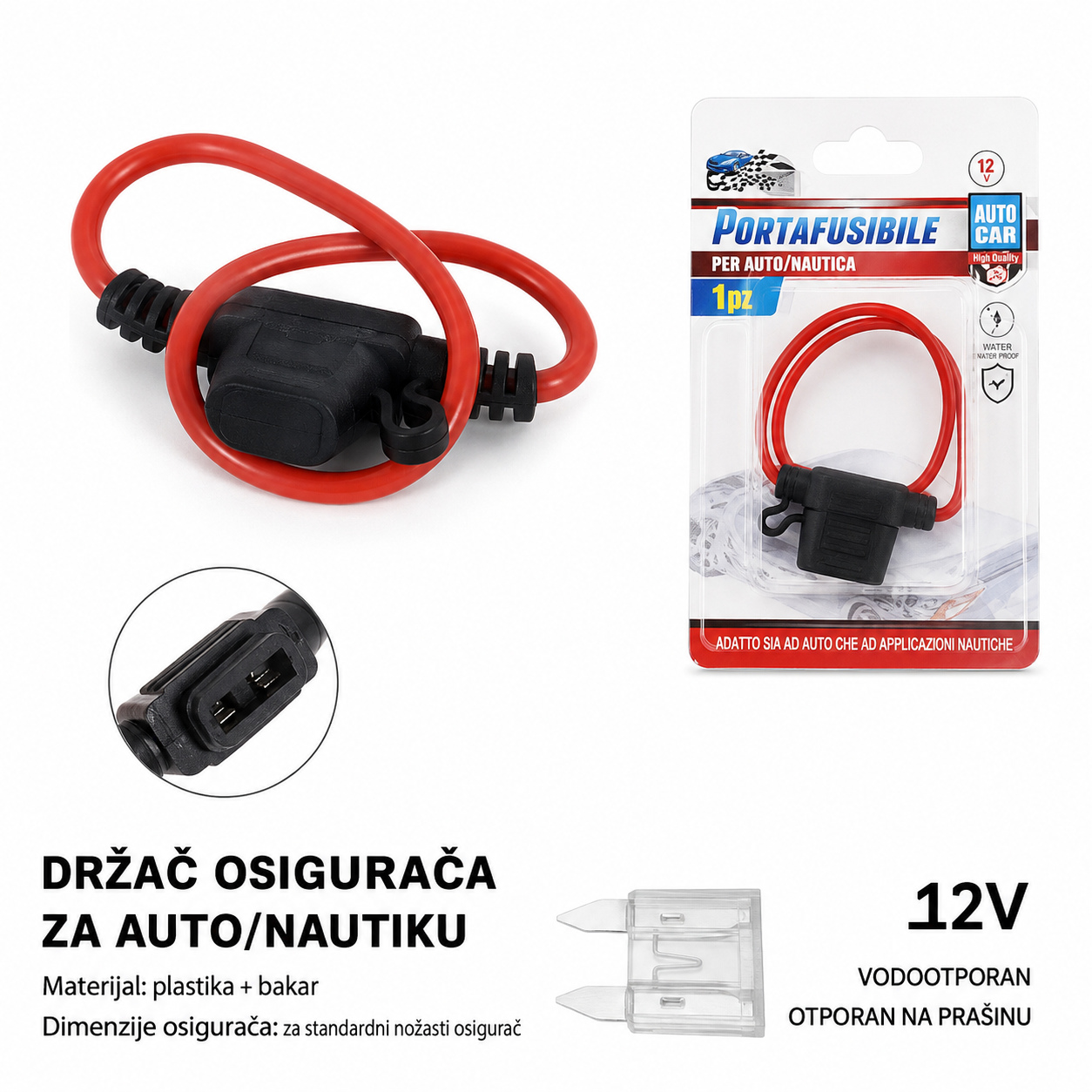 KMT Mini vodootporno kućište za osigurač 2001010