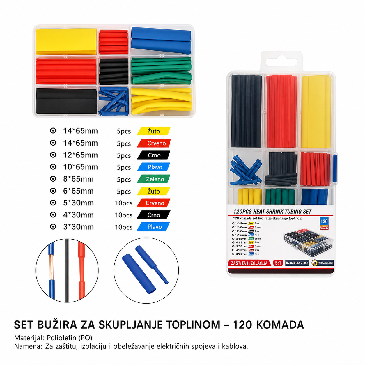KMT termoskupljajuća cev 2001017
