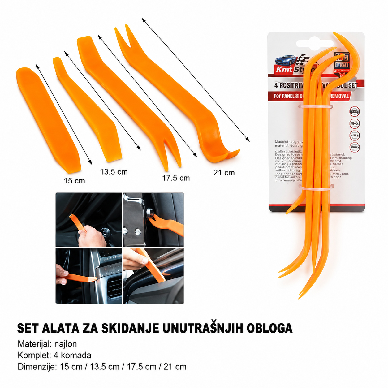 KMT Prečka centralne konzole na instrument tabli 2001047