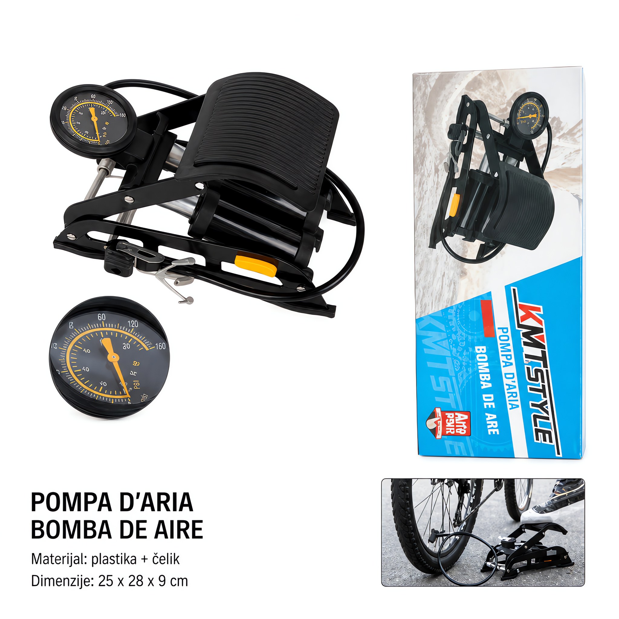 KMT Dvostruka visokokvalitetna stopala pumpa 2001327
