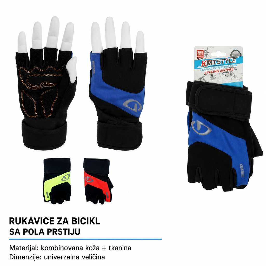 KMT Poluprstne rukavice univerzalne veličine 2001335