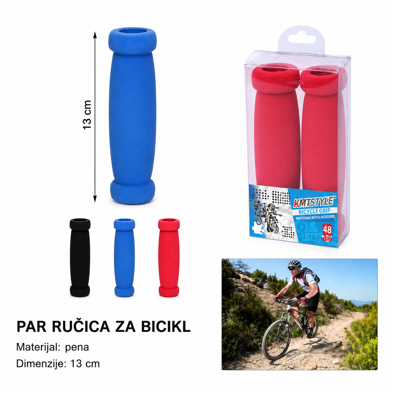 KMT Ručka od sunđera za bicikl 2001538