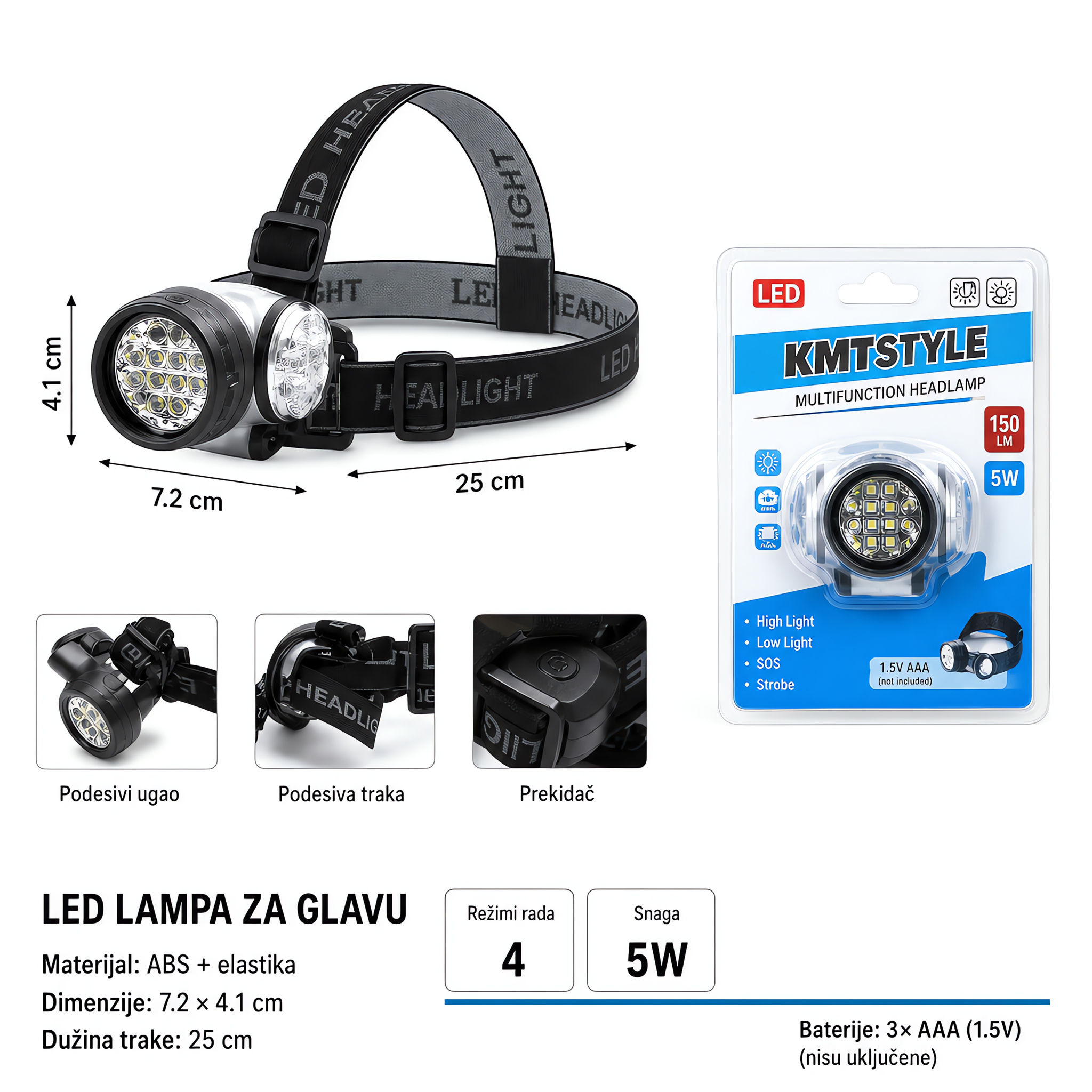 KMT Prednja lampa-granata 2001686