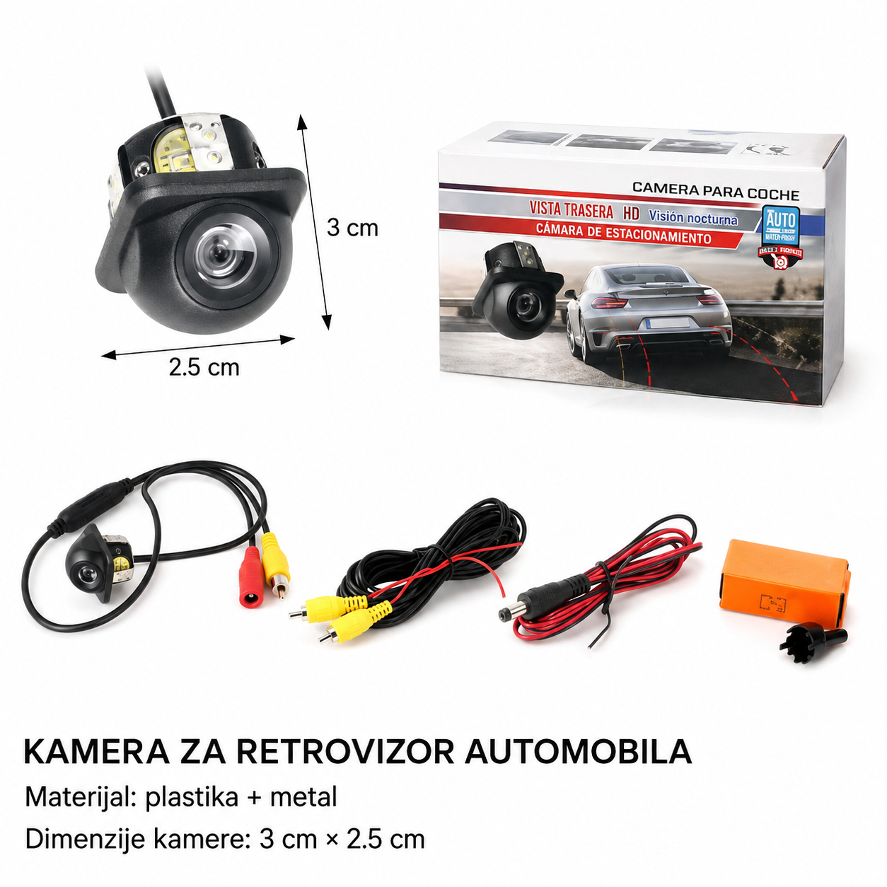 KMT Kamera za vožnju unazad, kupolasti tip 2002364