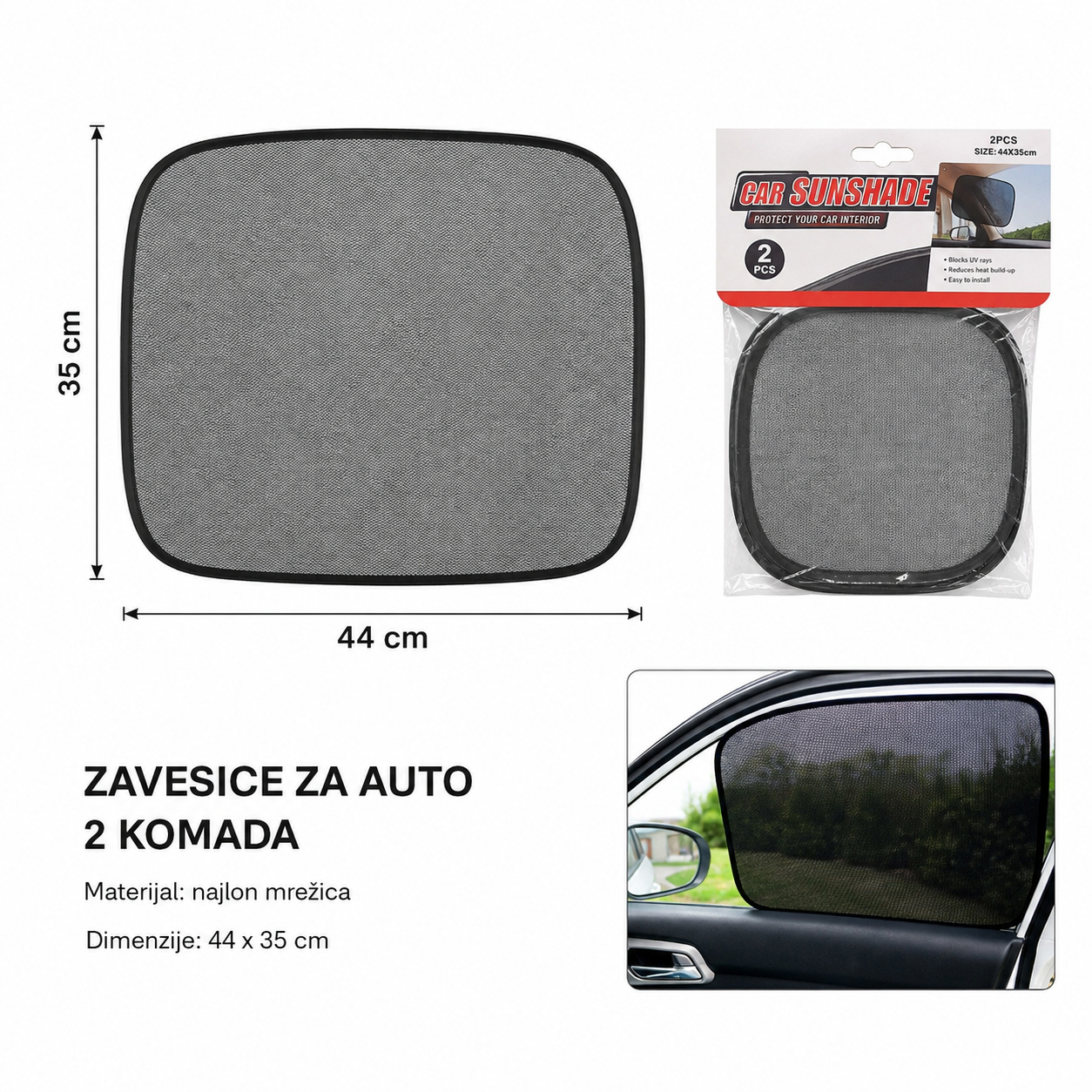 KMT Statički ekran prozora automobila 2002946