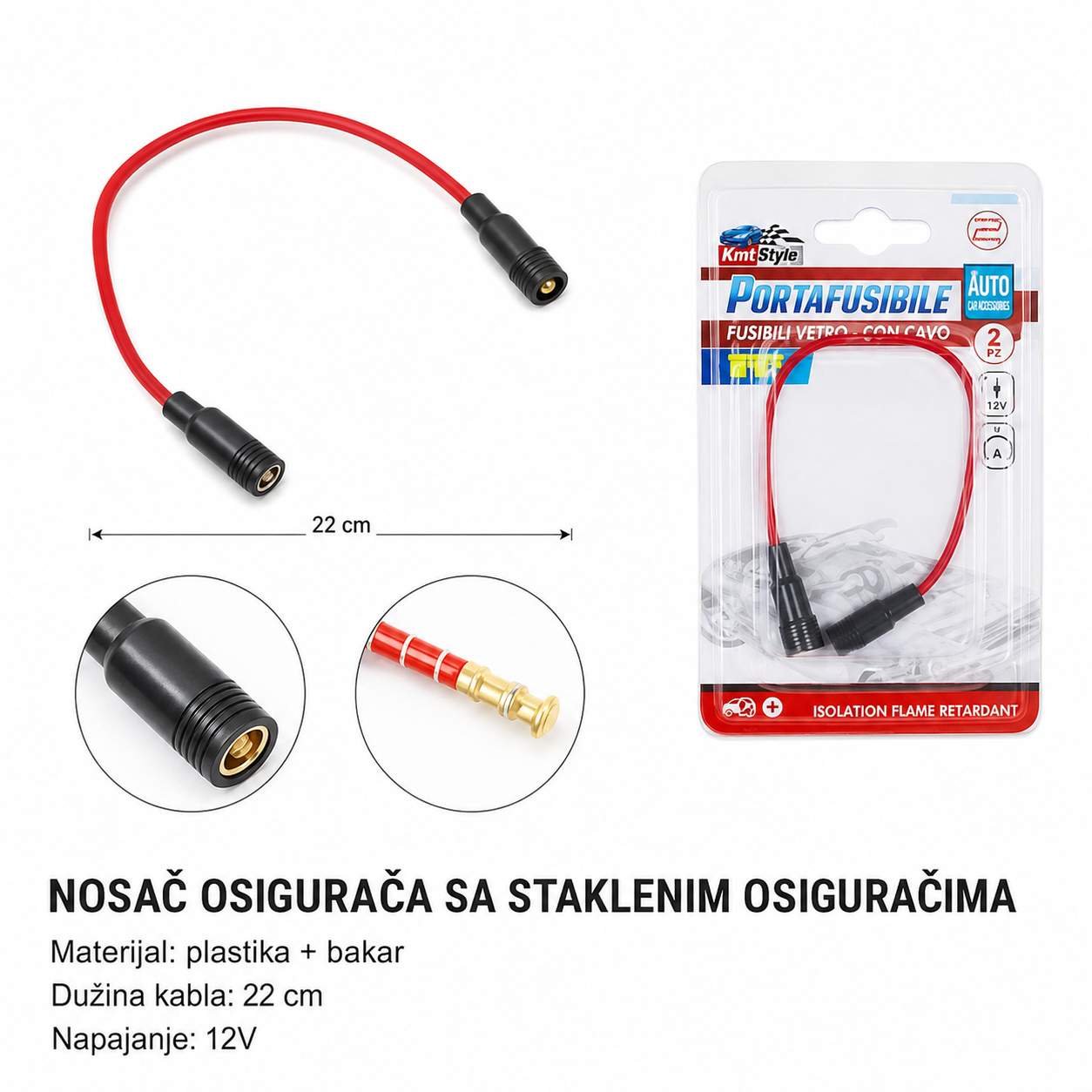 KMT Držač za stakleni cevasti osigurač 2008265