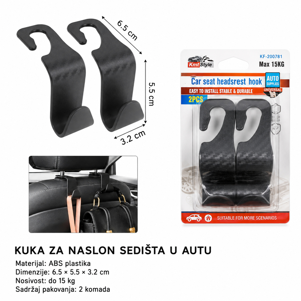 KMT Auto kuka S-oblika 2008781