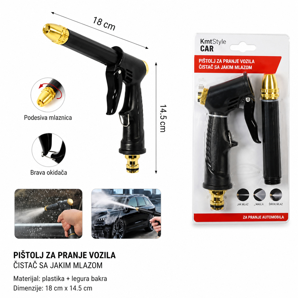 KMT pištolj za pranje automobila 2008812