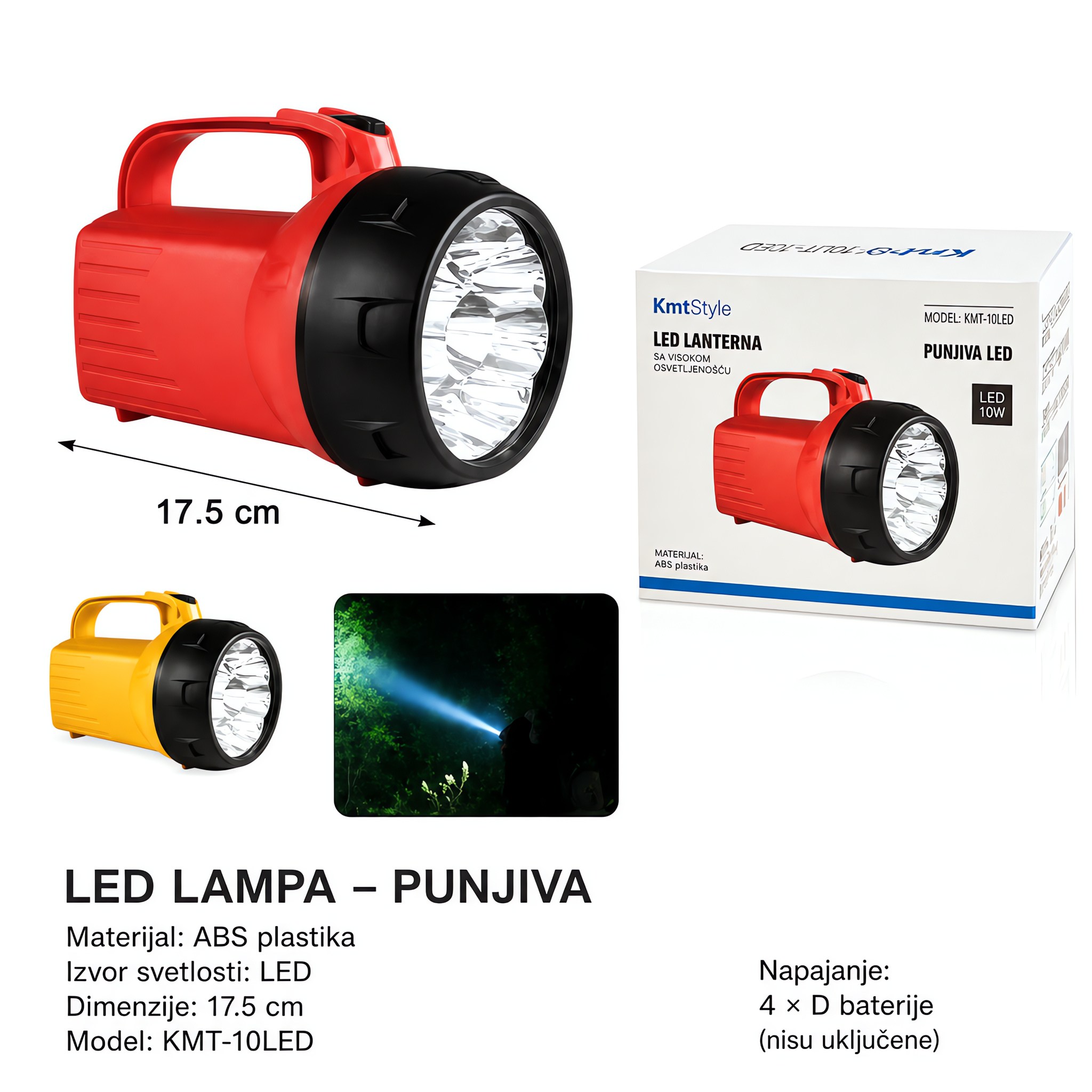 KMT Rudarska/čeona lampa sa 10 LED dioda 2008972