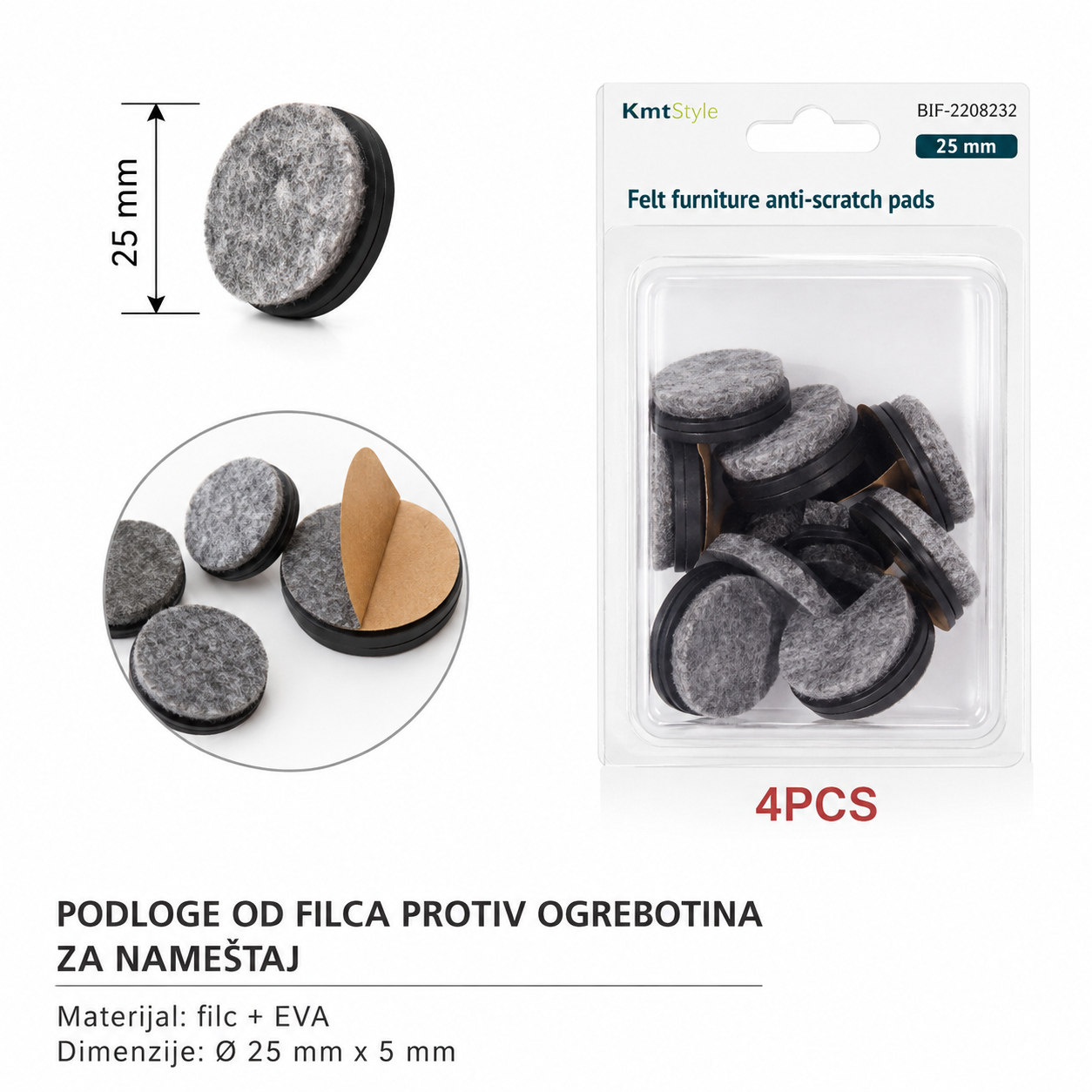 KMT Injektirani filcani čavli 2208232