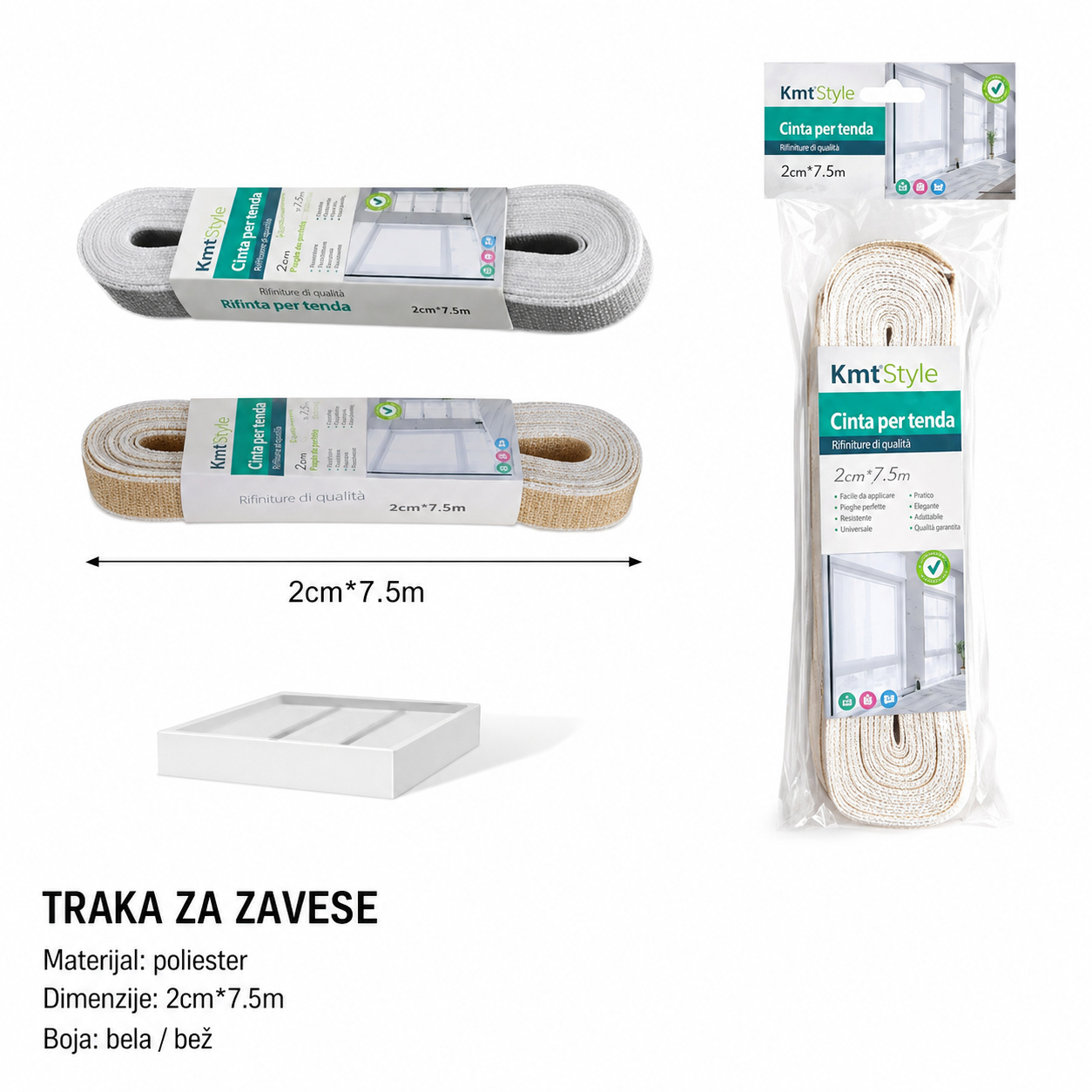 KMT Traka za zastore 2208283