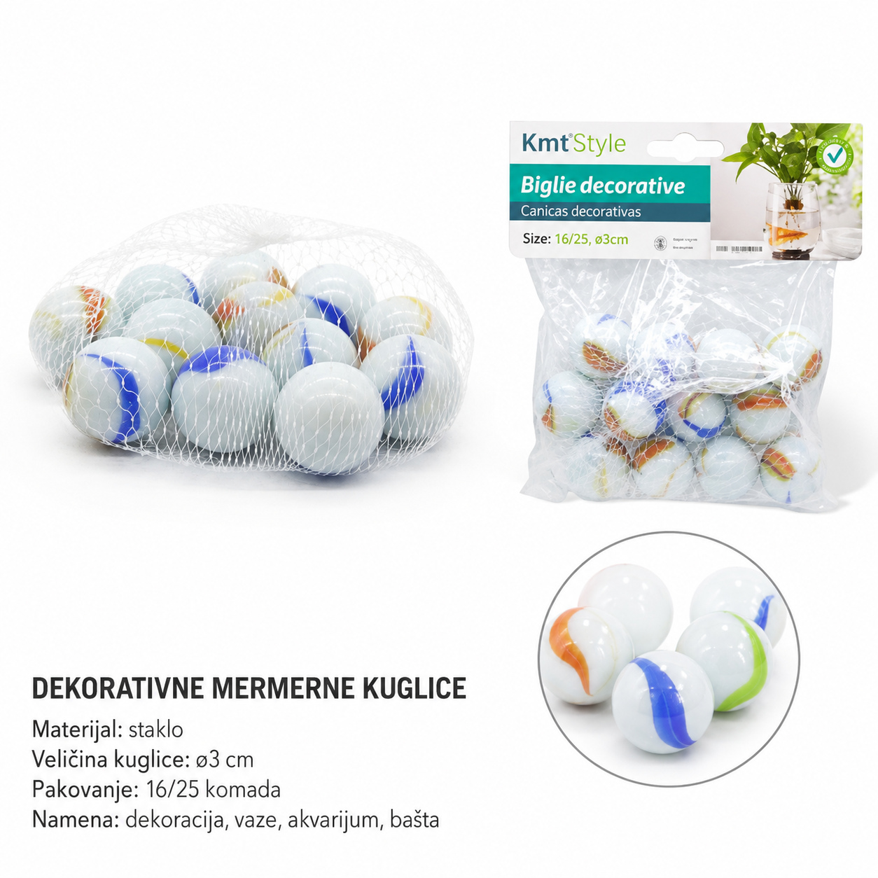 KMT 3 latice mlečno bele keramičke perle 2208695
