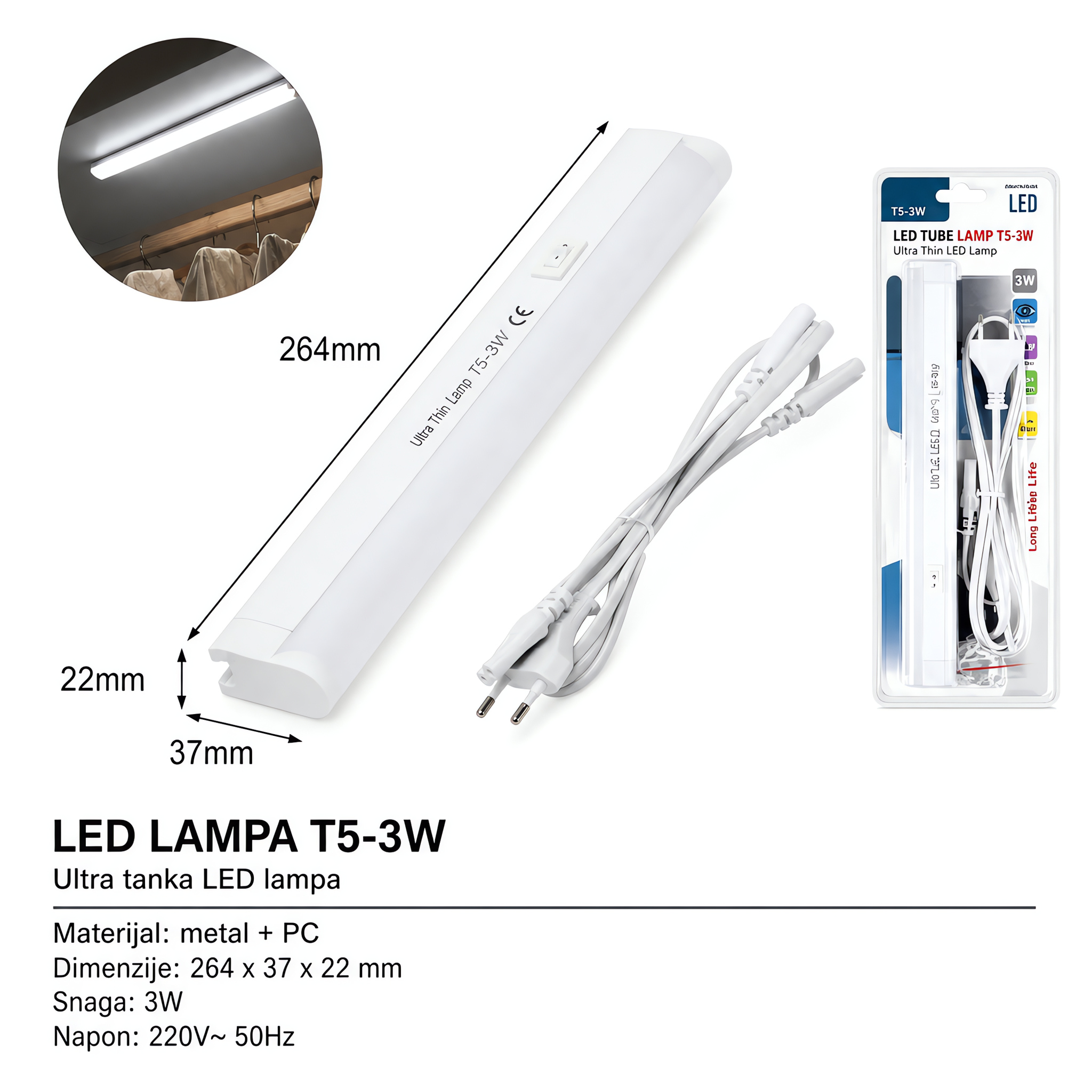 KMT LED kuhinjska lampa 2303600