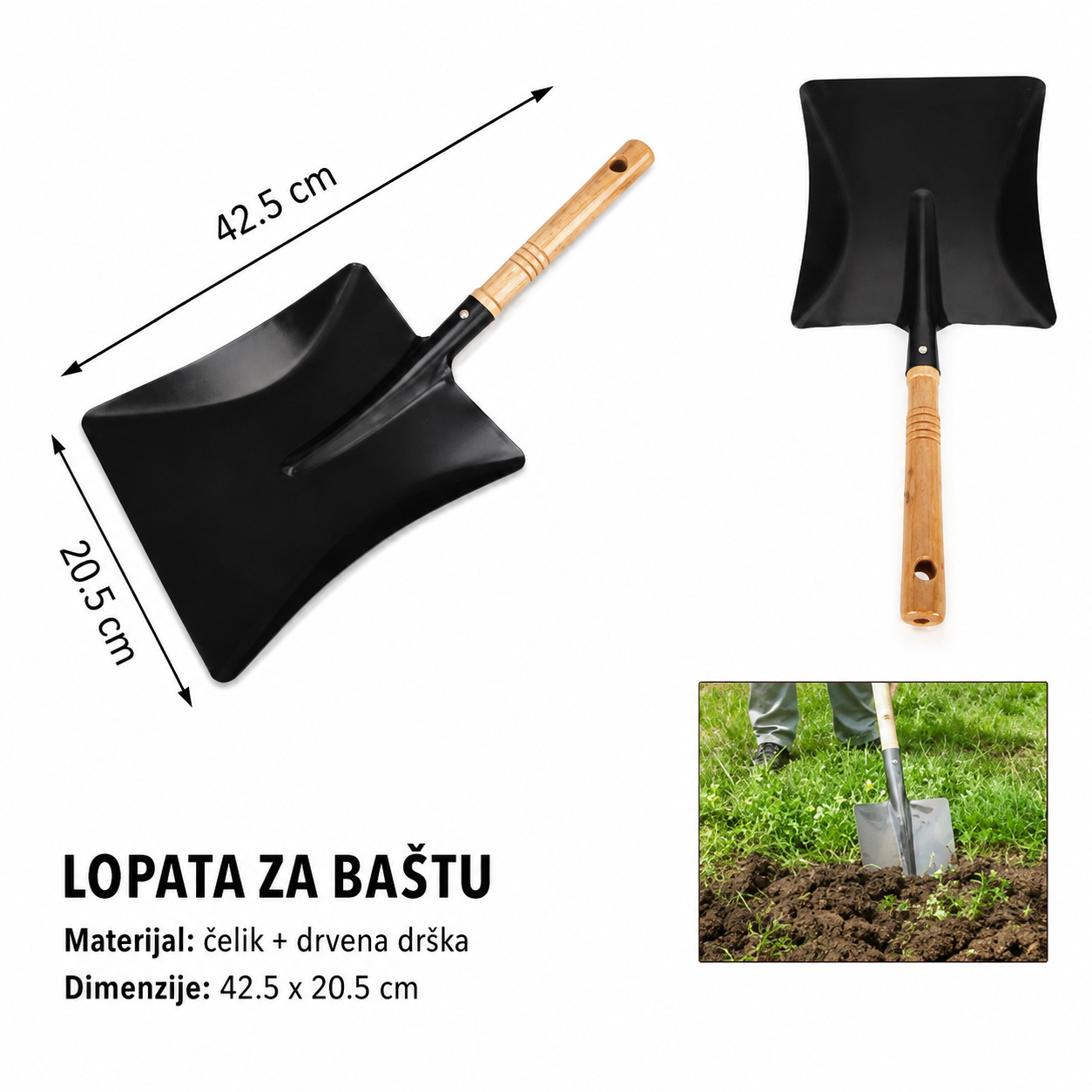 KMT Velika lopata za pepeo 2304815