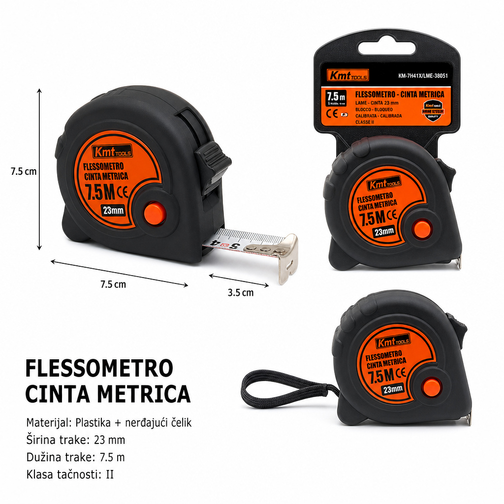 KMT crna merna traka 2308907